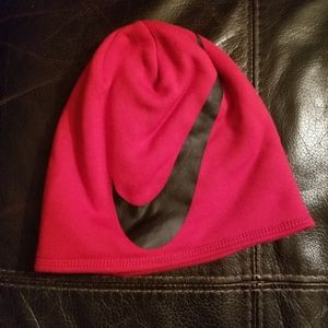Nike Red beanie hat